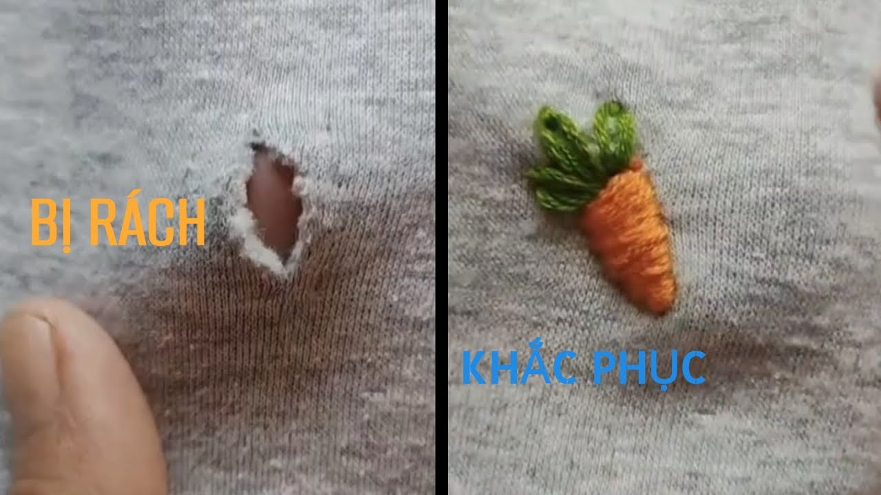 Bị rách một lỗ nhỏ trên áo cách sửa khắc phục tại nhà đẹp đơn giản ...