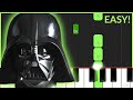 The Imperial March (Darth Vader Theme) - Star Wars | BEGINNER / EASY PIANO TUTORIAL
