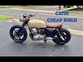 How to build a cb750 cafe racer cheap and easy