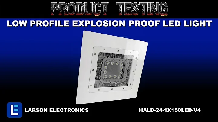 Low Profile Explosion Proof LED Light - 2x2 Lay-In Troffer -Class 1 Div 1&2 -Paint Spray Booth Rated