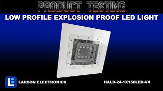 Low Profile Explosion Proof LED Light - 2x2 Lay-In Troffer -Class 1 Div 1&2 -Paint Spray Booth Rated