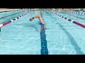 Smooth freestyle swimming front view total immersion swimming coach aj kim korea