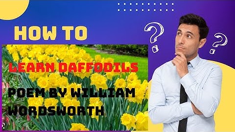 daffodils poem by william wordsworth || #daffodil ||  daffodils with exercise ptbb by Asmara javed