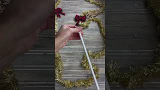 You won’t believe what I did! 😱Recycle an old Christmas tree #upcycle #christmas #tree #short