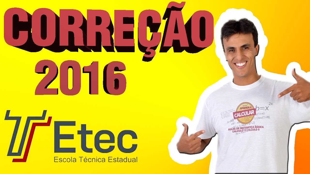 Prova Etec 2017 - 2º semestre Curso - Azup