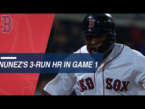 Nunez's pinch-hit, three-run homer caps Game 1 win