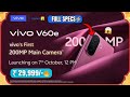 Vivo V60e 5G Launch In India 🔥 Detailed Review | Vivo V60e Full Specs ⚡