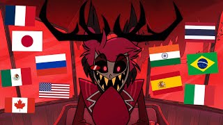 Alastor - Let's begin (Stayed Gone) in DIFFERENT LANGUAGES (Hazbin Hotel) (S1E2 SPOILER WARNING!) Resimi