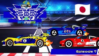 Minecraft Minecart Racers Grand Prix Ep 7 Japan win the race kingdom force boomerang Luka screenshot 3