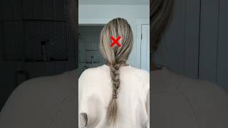 Floppy Braid Hair Hack! Long Hair Tutorial #hairshorts #braidedhair