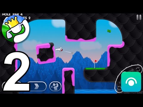 Super Stickman Golf 3 - Gameplay Walkthrough Part 2 - Tour 1: Sticky Zone, Snow Field (iOS, Android)