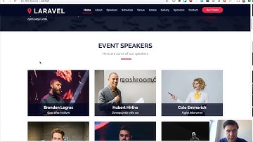 Laravel Demo-Project: Conference Event Management
