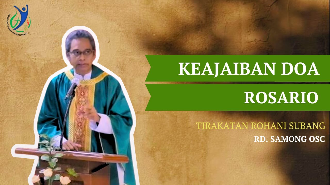 Homili Romo Samong - Tirakatan Rohani Subang - YouTube