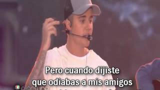 Justin Bieber  - Love Yourself (Live) Subtitulado Español.