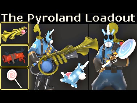 The Pyroland Pyro🌈Full Pyrovision Set! (TF2 Gameplay)