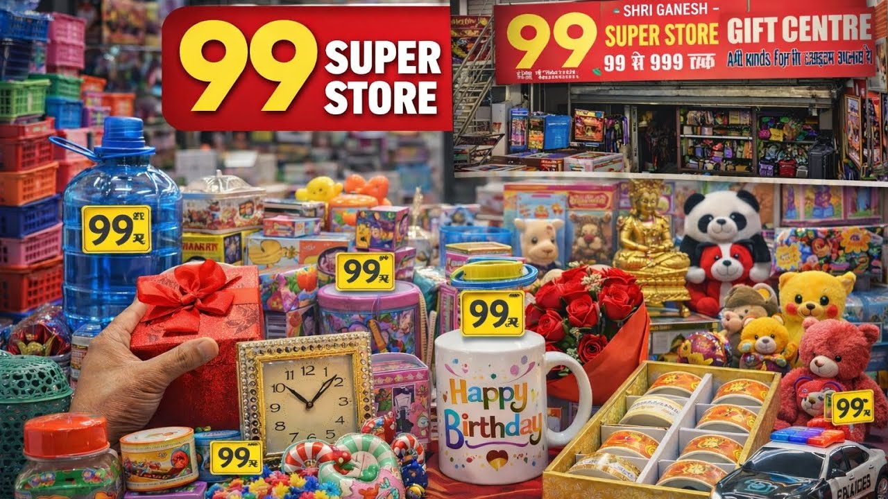 Super Store Lucknow | Sab Kuch ₹99 😱 | Gift Items, Home Items @ 99 super market store#lucknow #लखनऊ 