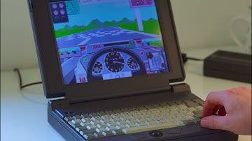 Booting Up Windows 95 and Playing GRAND PRIX CIRCUIT on a Vintage Laptop!
