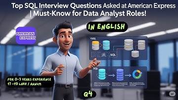 Top SQL Interview Questions Asked at American Express | Must-Know for Data Analyst Roles! (English)