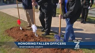 Memorial honoring fallen officers to be built in Spartanburg