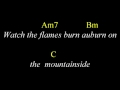 I See Fire - Cover by Jasmine Thompson Guitarkaraoke with Chords and Lyrics
