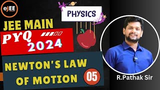 NLM| JEE Main- 2024 :🌟PYQ 05  | Key concepts| Newtons law of motion | Pathak Sir 😊 screenshot 1