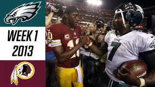 Michael Vick vs RGIII | Eagles vs Redskins 2013 Week 1