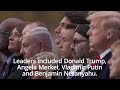 World leaders mark Armistice centenary at the Arc de Triomphe