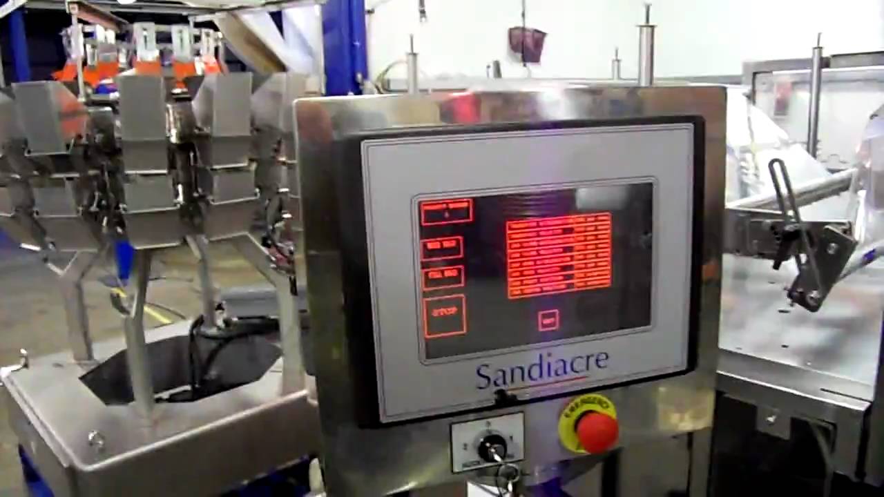 Ishida 14 head and Sandiacre TG250 bagger