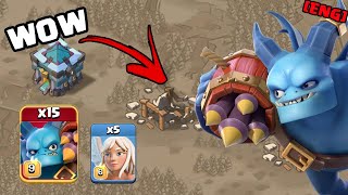 Super Minion too STRONG ? | Queen Charge with 15 Super Minions | #clashofclans screenshot 5