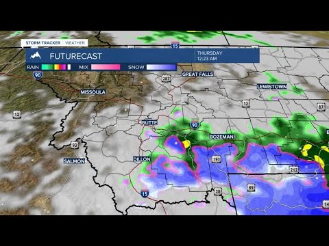 Cool and wet through Thursday night - YouTube