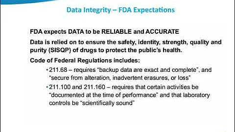 #47 SIPHACOS Data Integrity – Data Integrity Ensuring Reliable and cGMP Compliant Pharmaceutical Sys