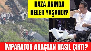 İbrahim Tatlıses'in geçirdiği kazada olay yerinde neler yaşandı? İşte o panik görüntüleri...