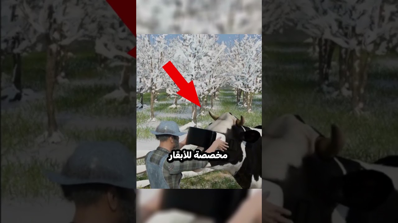 لبسوا أبقارهم نظارات واقع افتراضي عشان الإكتئاب 😂🐄! #شورت #شورتس #shorts #short #vr #واقع_افتراضي