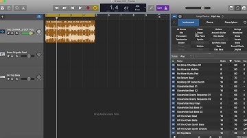 How to sample songs in garageband (Simple version)