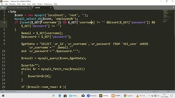 Login PHP dan MYSQL Untuk Aplikasi Android TWS Pertemuan 9