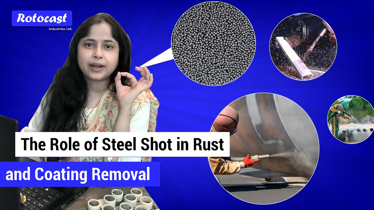 Steel Shot Rusted The Role of Steel Shot in Rust and Coating Removal | Rotocat - YouTube
