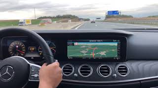 تجربة قيادة مرسيدس على طريق اوتوبان / autobahn and test drive with Mercedes E class 2019