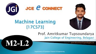 JCE CSE 17CS73 - M2_L2 - ID3 and Entropy by Prof. Amritkumar Tupsoundarya