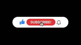 | Non Copyrighted | Black Screen Subscribe Button With sound | Like, Subscribe \u0026 Bell Button