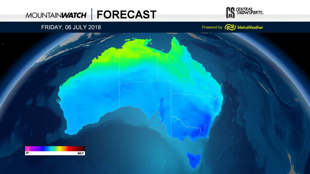 Mountainwatch Australian Snow Forecast - 6th July 2018