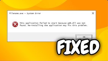 (FIXED) pdh.dll not found or missing error - 2024