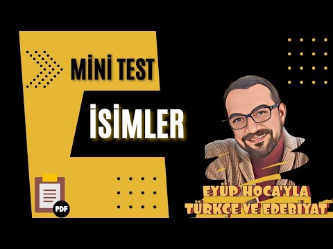 İsimler Soru Çözümü