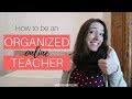 FREE Lesson Organization Tool for Online Teachers [step-by-step tutorial]