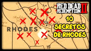 🔥 10 SECRETOS, ÁRMAS ÚNICAS, OBJETOS RAROS en RHODES en RED DEAD REDEMPTION 2 - Guía en Español