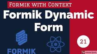 React Formik Dynamic Forms Part 1 #23