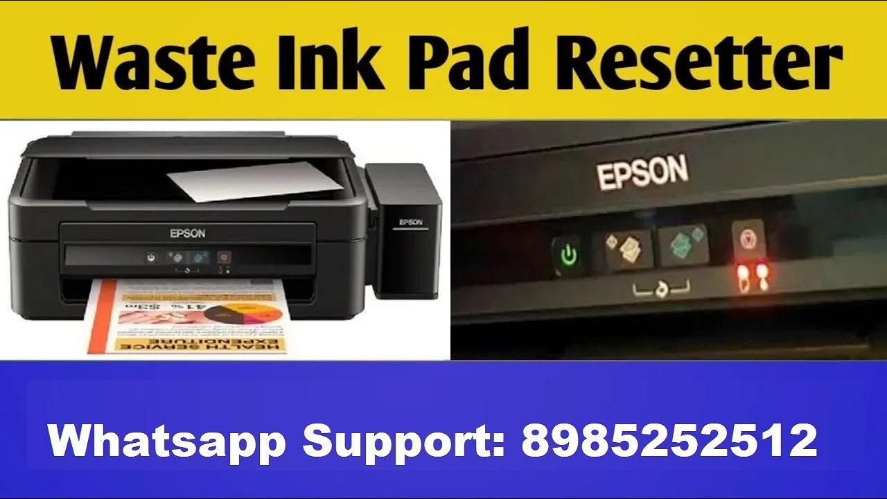 Epson L30 Reset - how to reset waste ink pad  30