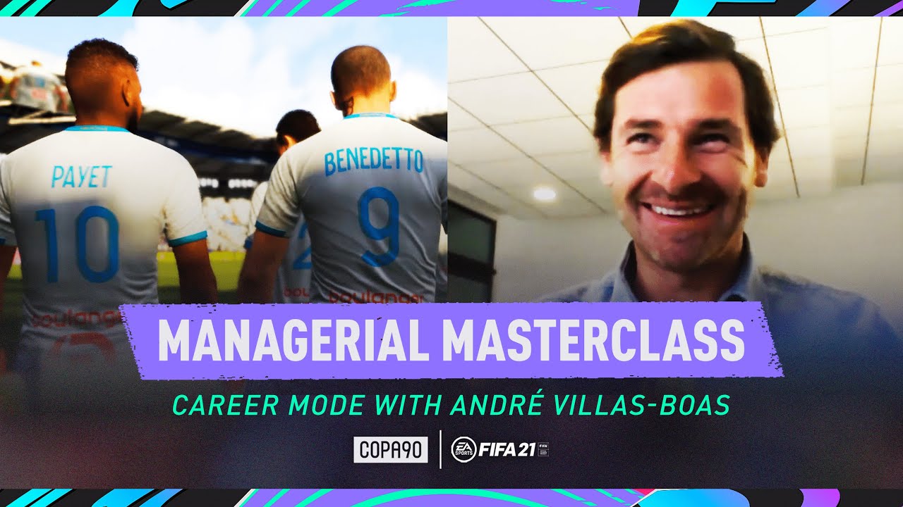 La masterclass dAndr Villas Boas I Mode carrire manager sur  FIFA21