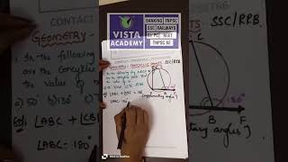 SSC/RRB -  Frequent questions concyclic points geometry -  exams #ssc #rrb #shorts #trending #viral