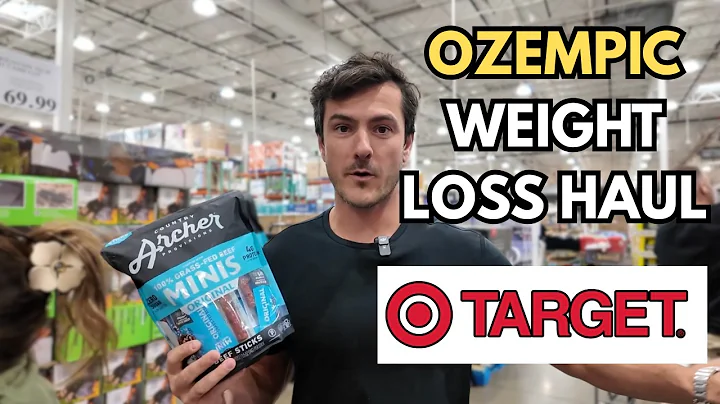 GLP-1 GROCERY HAUL at TARGET | The OZEMPIC Diet