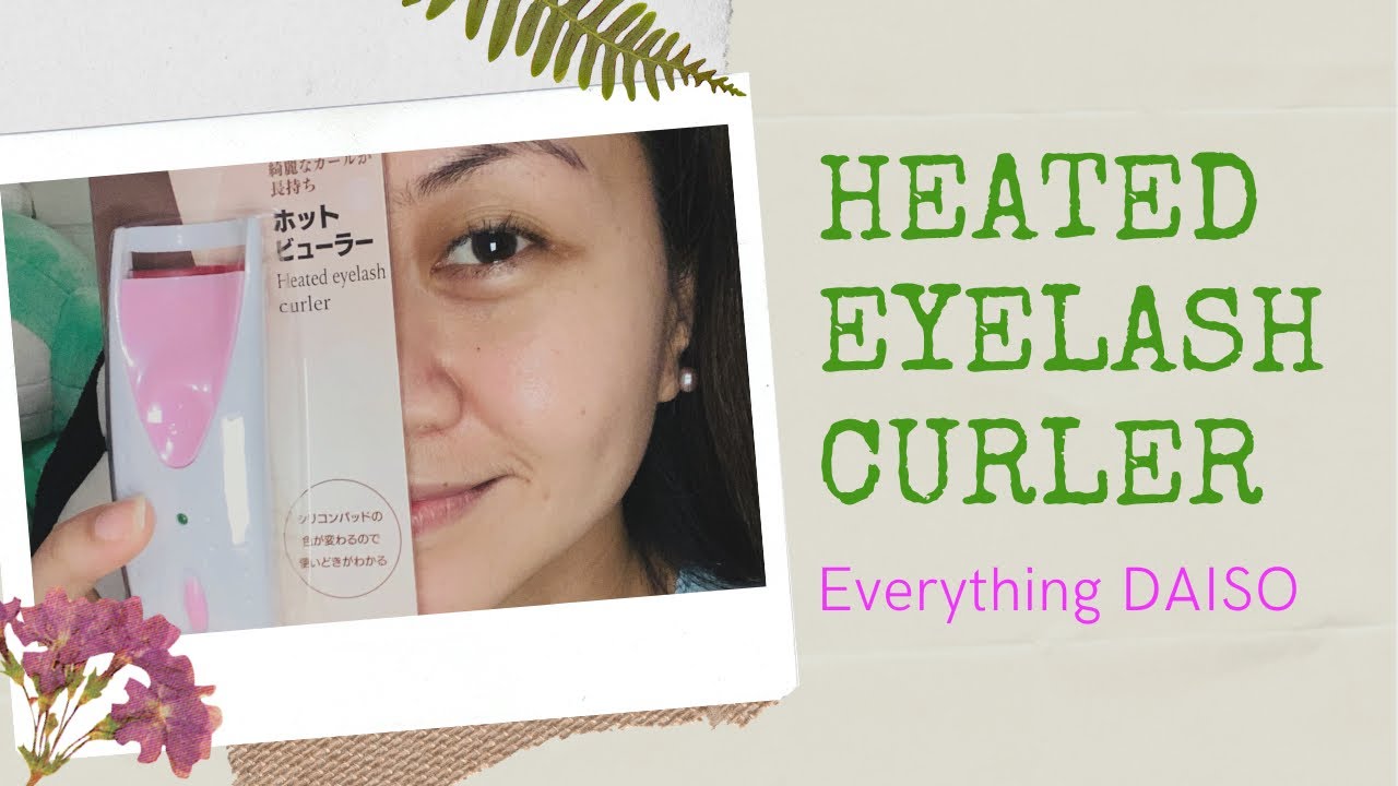 DAISO Heated Eyelash Curler daisomusttry YouTube